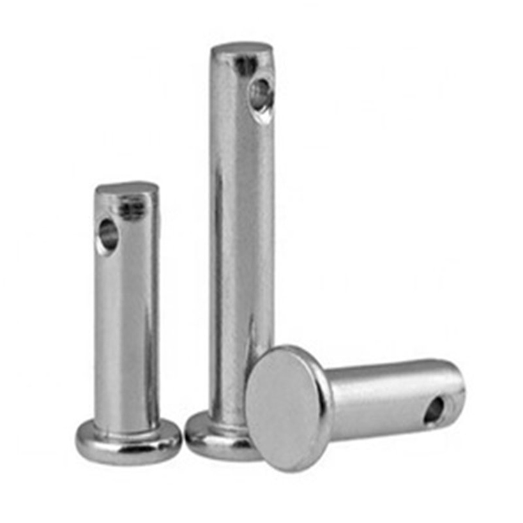 Vysoce kvalitní DIN1444 Clevis Pin Plochý nýt s otvorem
