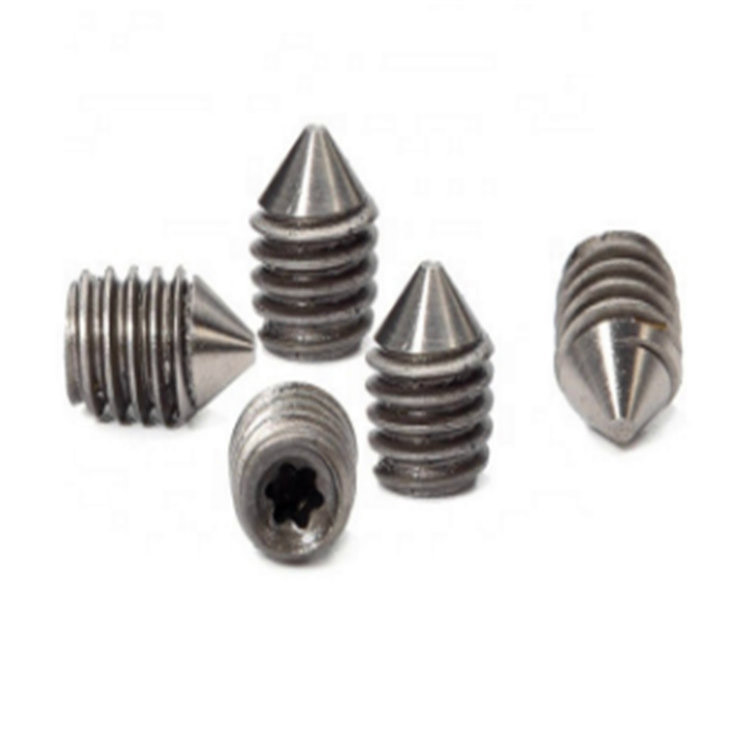 Nerezová ocel 304 m4 T10 torx stavěcí šrouby s kuželovým hrotem