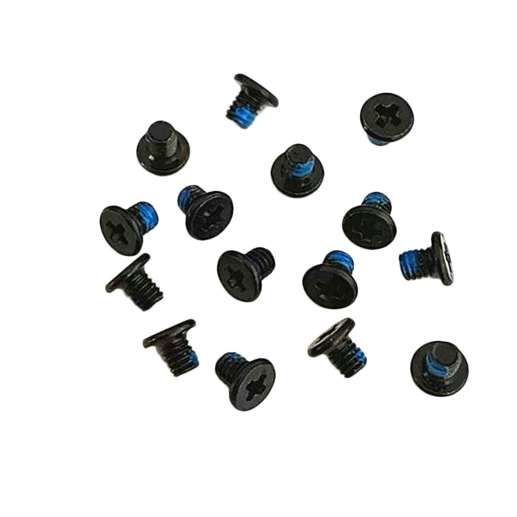 M2X3mm černý velký křížový šroub s plochou hlavou pro pevný disk notebooku