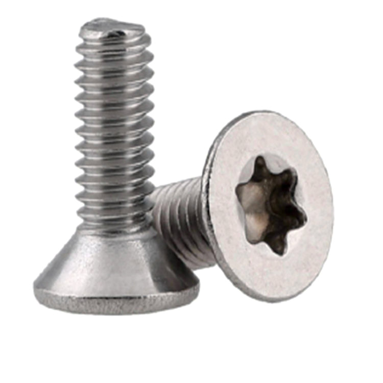 Černá DIN7991 zápustná hlava Torx Micro Small Screw